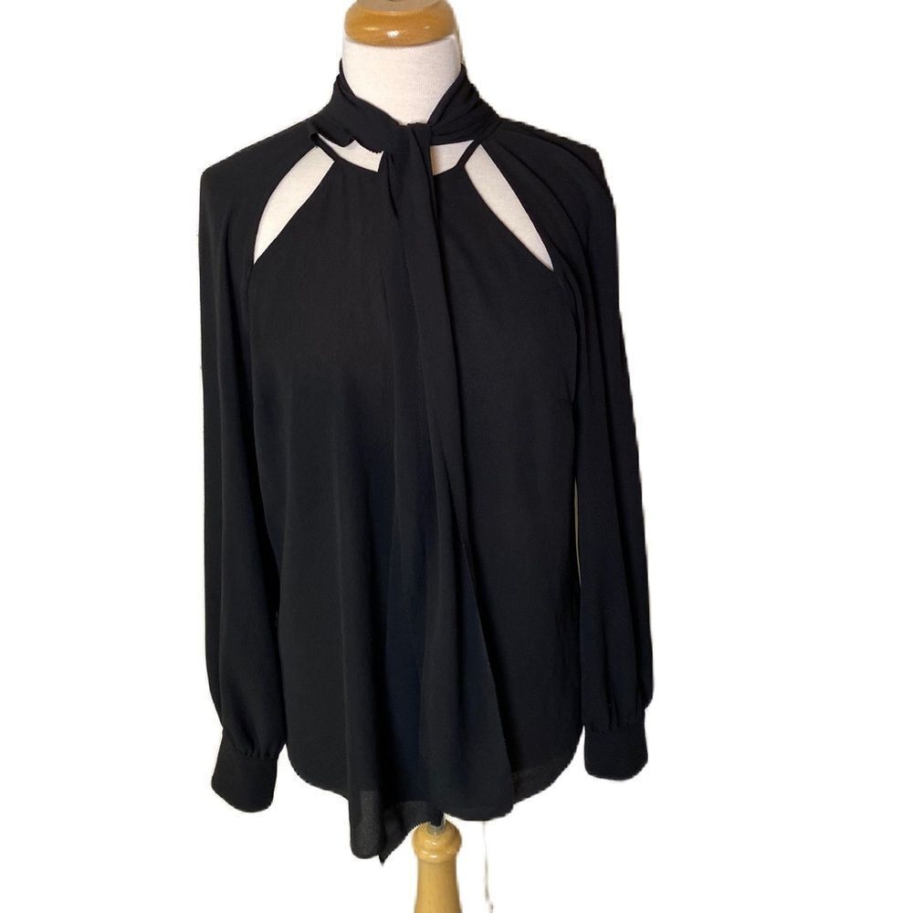 Veronica Beard Deconstructed Neck Pullover Blouse - image 1